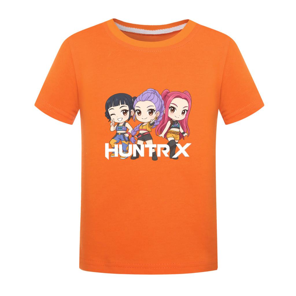 5015 Kids Girls Boys Rumi Mira Zoey Print Casual Cotton Short Sleeves T-Shirt