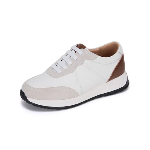 [Mook] Randy Cowhide Elastic Band Sneakers White 516523310AY 225