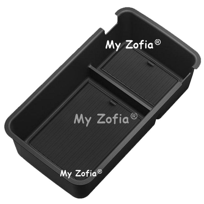 For Zeekr X 2026 2027 Car Center Console Armrest Storage Tray Interior Layer Divider Organizer Container Interior Accessories