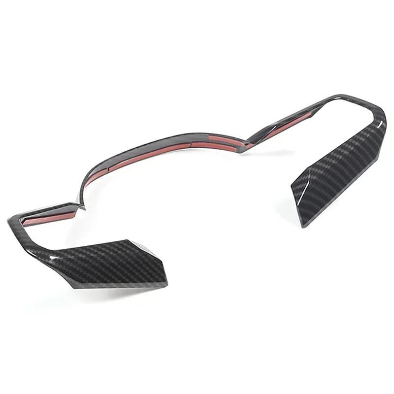 For BMW X1 IX1 U11 -2026 ABS Carbon Fiber Car Steering Wheel Decorative Frame Cover Trim Interior Car Accessories