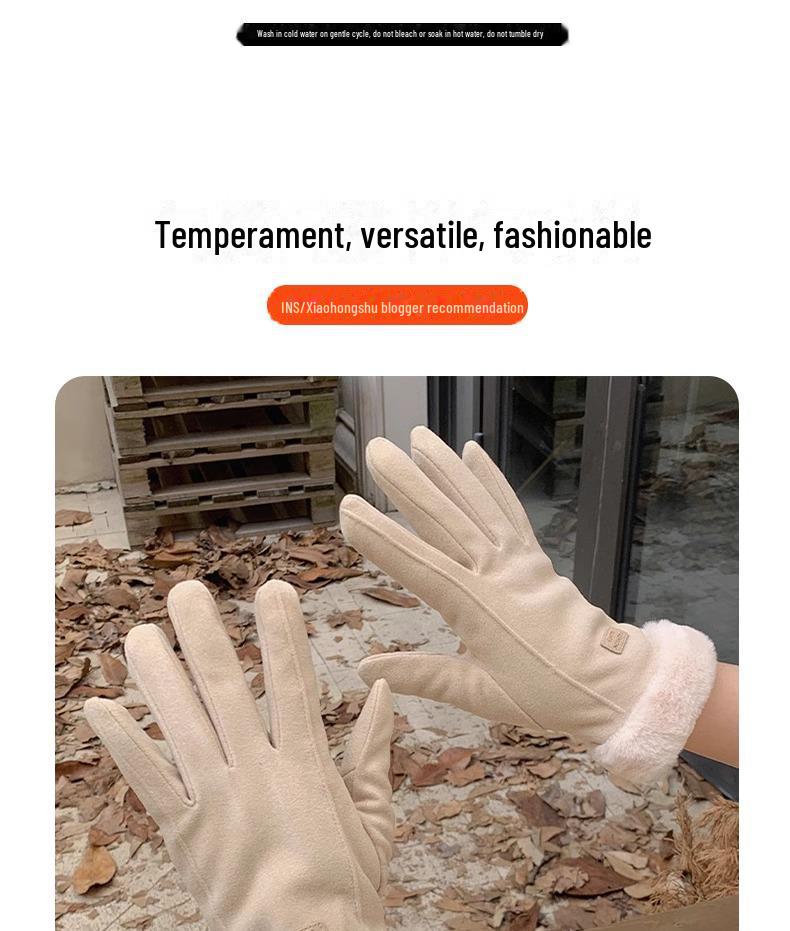 Mănuși germane de iarnă de catifea pentru activități în aer liber, cu tehnologie touch screen. Perfect pentru călărie, pentru a vă menține cald și pentru a rămâne drăguț.