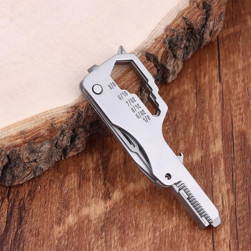 Multifunctional Folding Screwdriver Tool Keychain Portable Mini Emergency Repair Tools Home Use Outdoor Edc Multi-Tools
