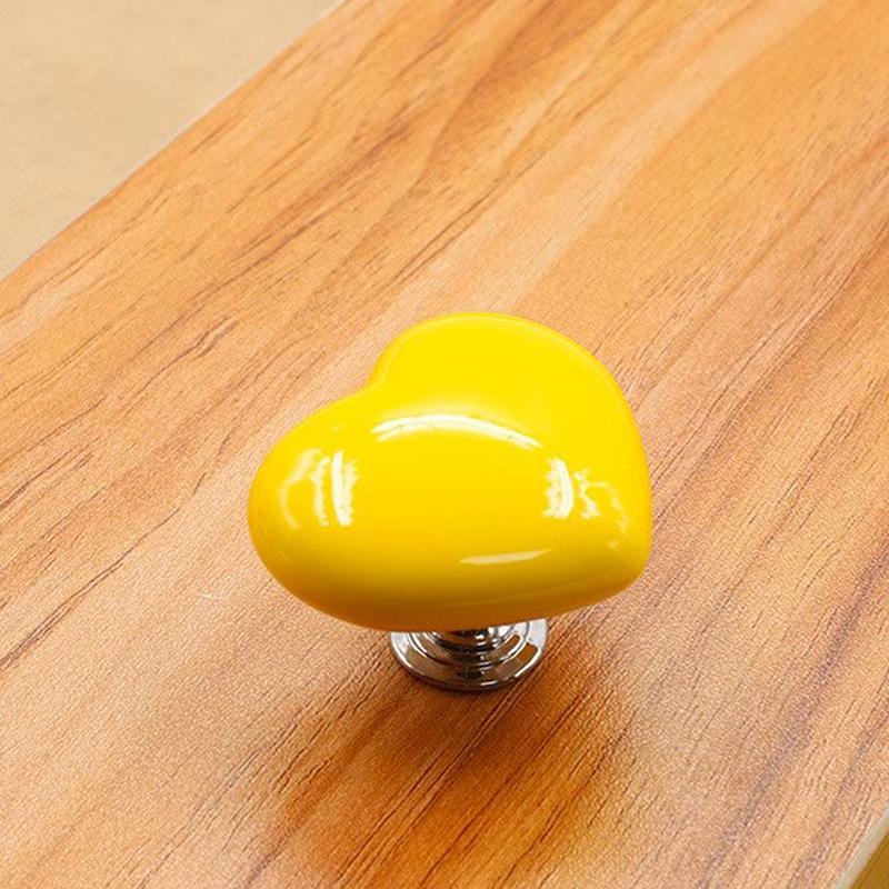 Love Heart Shaped Colorful Plastic Toilet Tank Button Aid Adhesive Plastic Handle,Portable Accessory Handle Toilet Press Tool