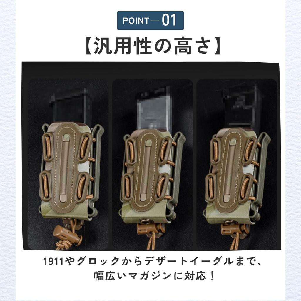 ideamall Magazine Pouch Shotgun Shell Holder for Gas Guns, Utility Airsoft, Tan