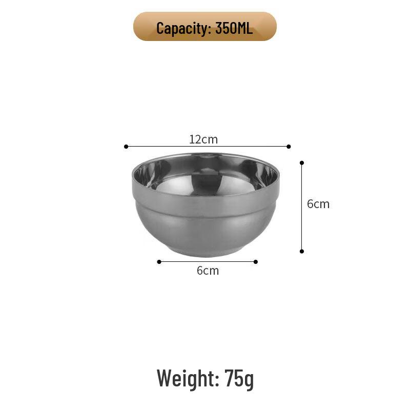 

Star 304 Stainless Steel Insulated Soup Bowl