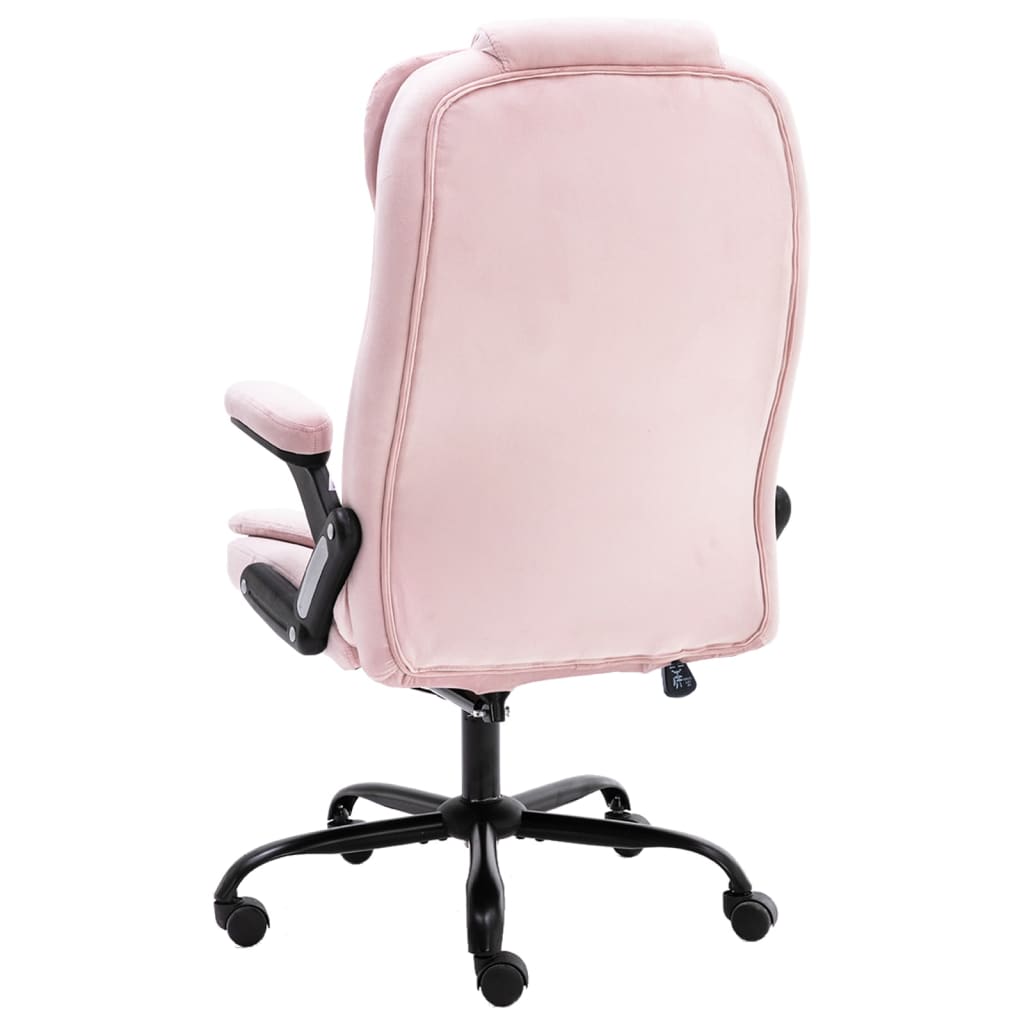 Office Chair in Pink Velvet