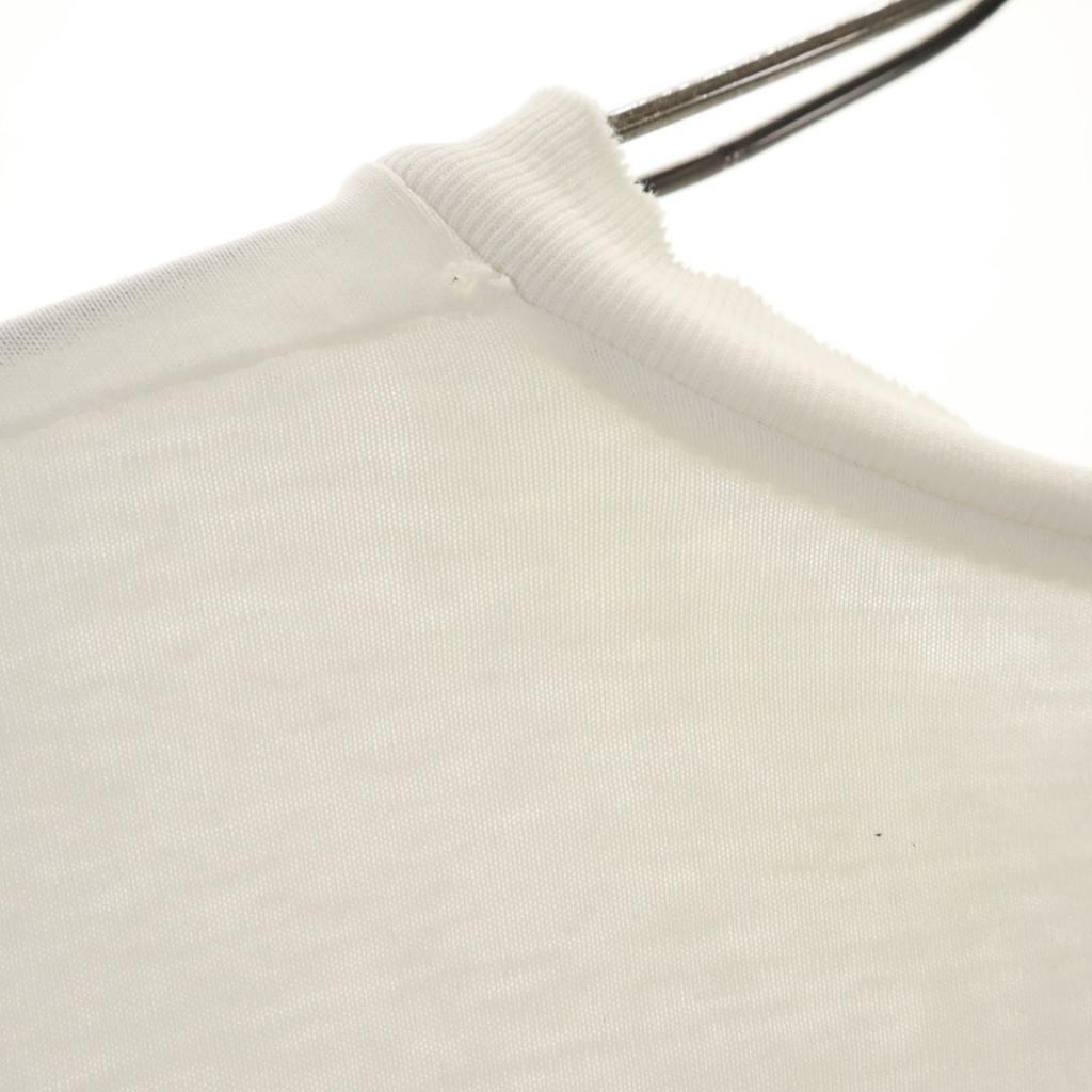 Hanes 90s Made in USA Old Short sleeve T-shirt XL off white Single stitch Men's Used