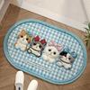Cartoon Puppy Non-Slip Quick-Dry Water-Absorbent Bathroom Floor Mat