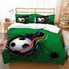 Bed Set Sports Style Duvet Cover Set Soccer Printed Quilt Cover Set Teens King Queen Size Bedding Fashion Cover Suit Luxury Bedding Cover