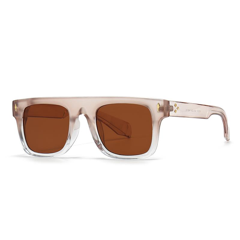 Popular Square Sunglasses with Rice Nails for Women Cross-Border Foreign Trade Fashion Eyewear 6047