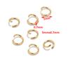 200pcs 18K Gold Stainless Steel Lobster Clasps and 3.5mm 4mm 5mm 6mm 7mm 8mm 9mm 10mm Open Jump Rings Jewelry Making Findings