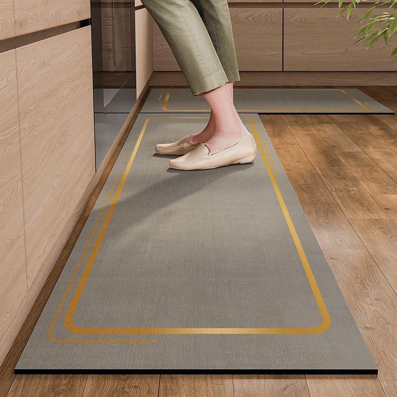 Luxury Diatom Mud Kitchen Mat - Water Absorbent, Non-slip, Oil Absorbing, Dirt-Resistant Floor Mat for Kitchen & Entrance