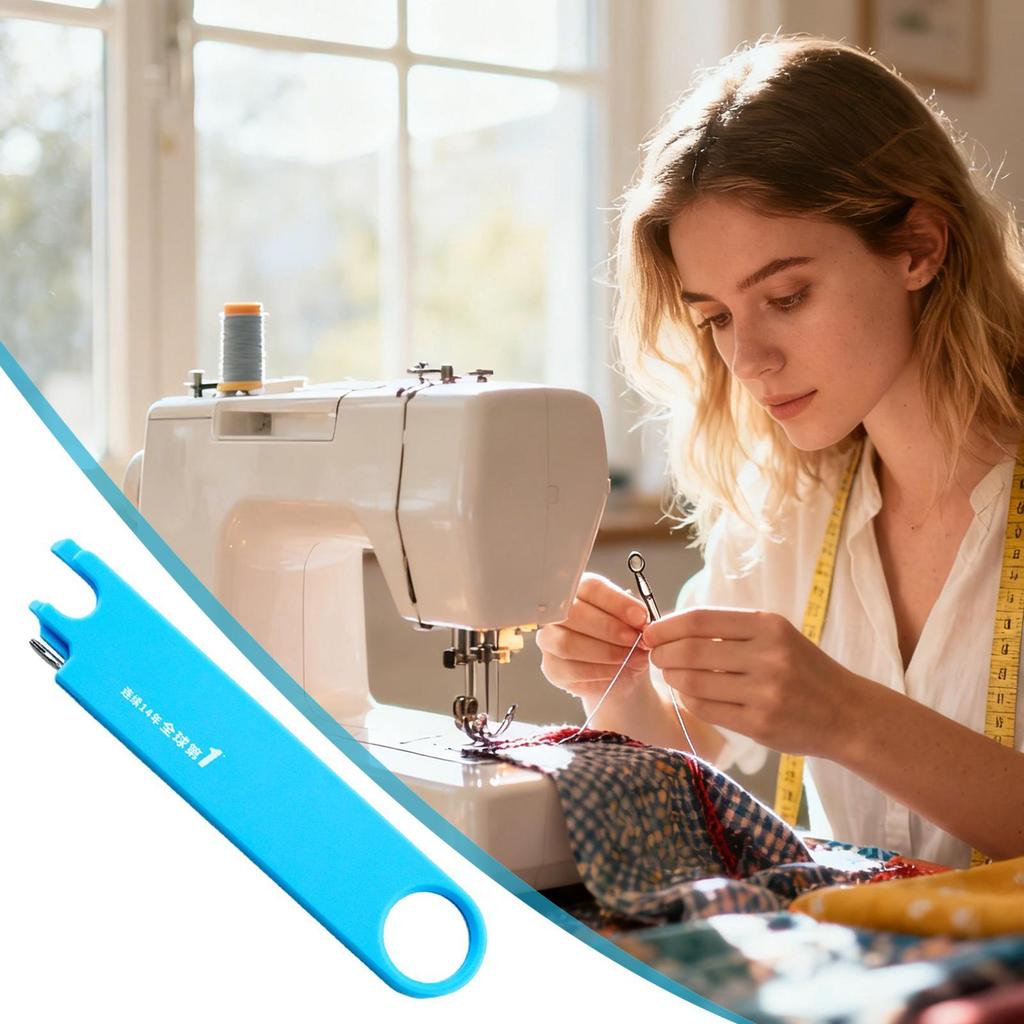 Flat Sewing Machine Needle Threader Quick Sewing Machine Needle Threader Automatic Knitting Accessories For Tailors Hobbyist