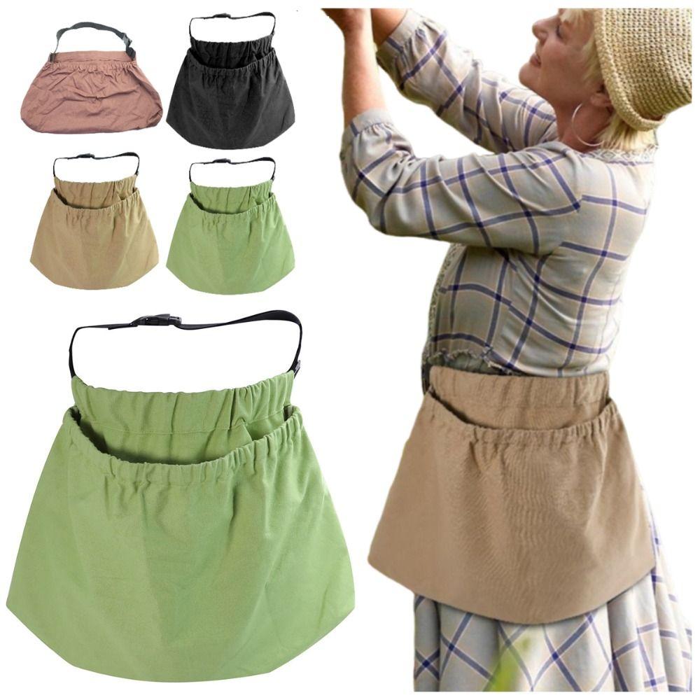 Large Capacity Garden Harvest Apron Adjustable Egg Collecting Pouch Fruit Picking Bags  Farm
