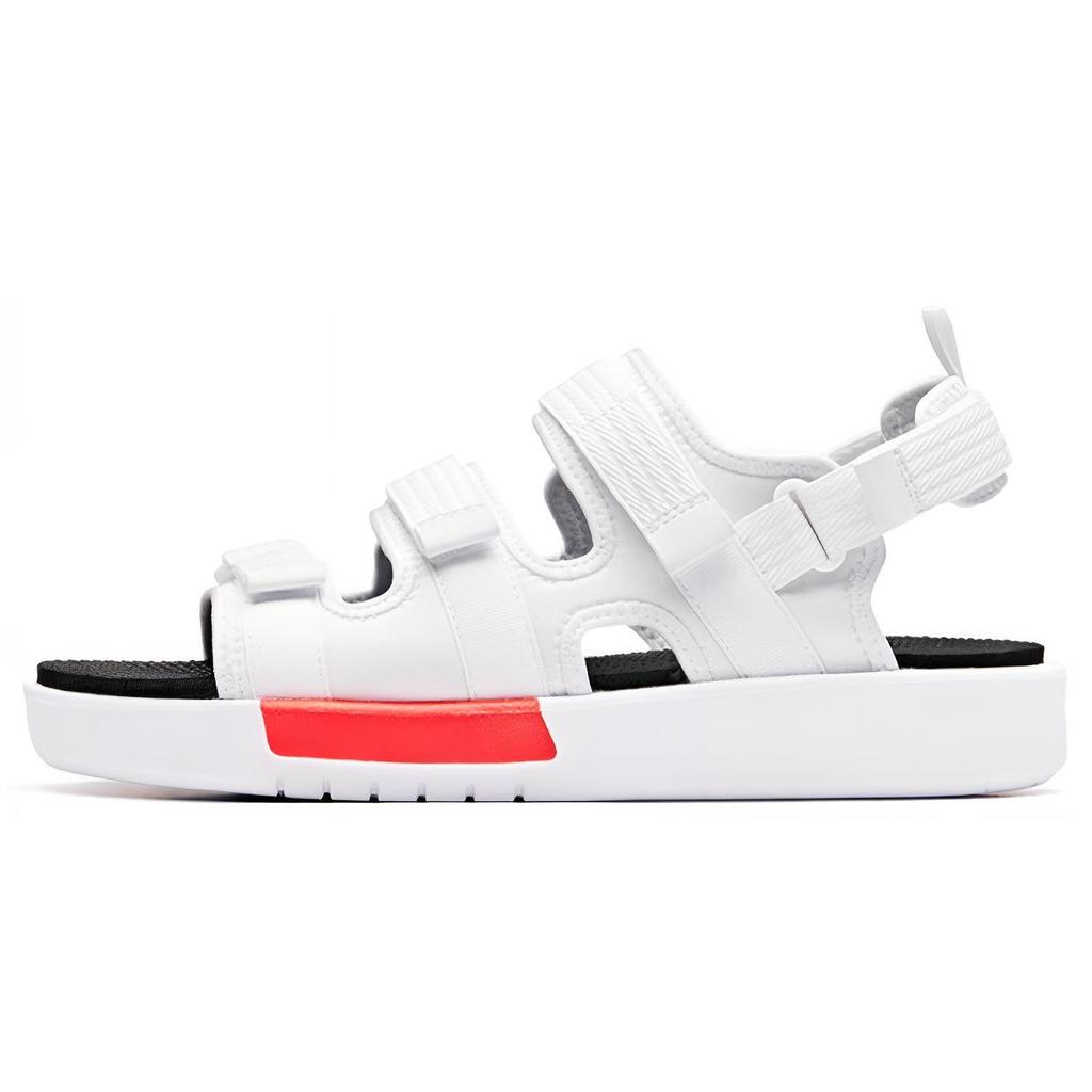 Anta Comfortable Versatile Lightweight Beach Sandals Men Footwear White Red 91926971-3