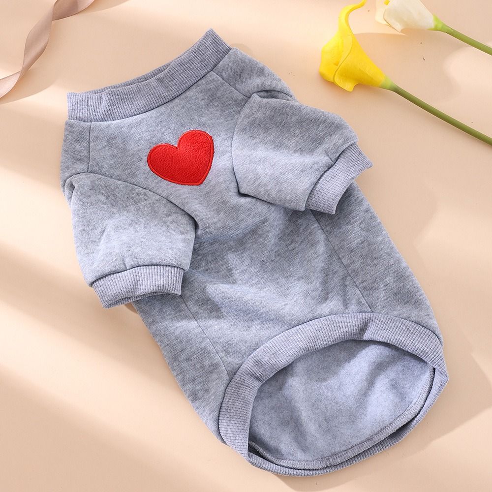 Thickened Warm Dog Hoodie Polyester Pet Sweater Vest Cat Dog Pullover  Taddy Yorkshire