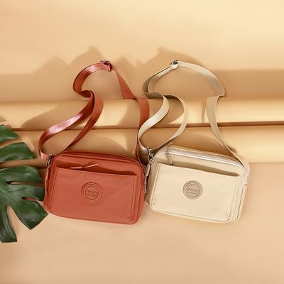 Women's Lightweight Nylon Bag Shoulder Bag Solid Color Mother Bag Crossbody Bag