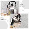 3L Stainless Steel Whistling Tea Kettle Stovetop Fast Heating Large Capacity Heat Resistant Handle Easy Clean Kitchen Teapot For