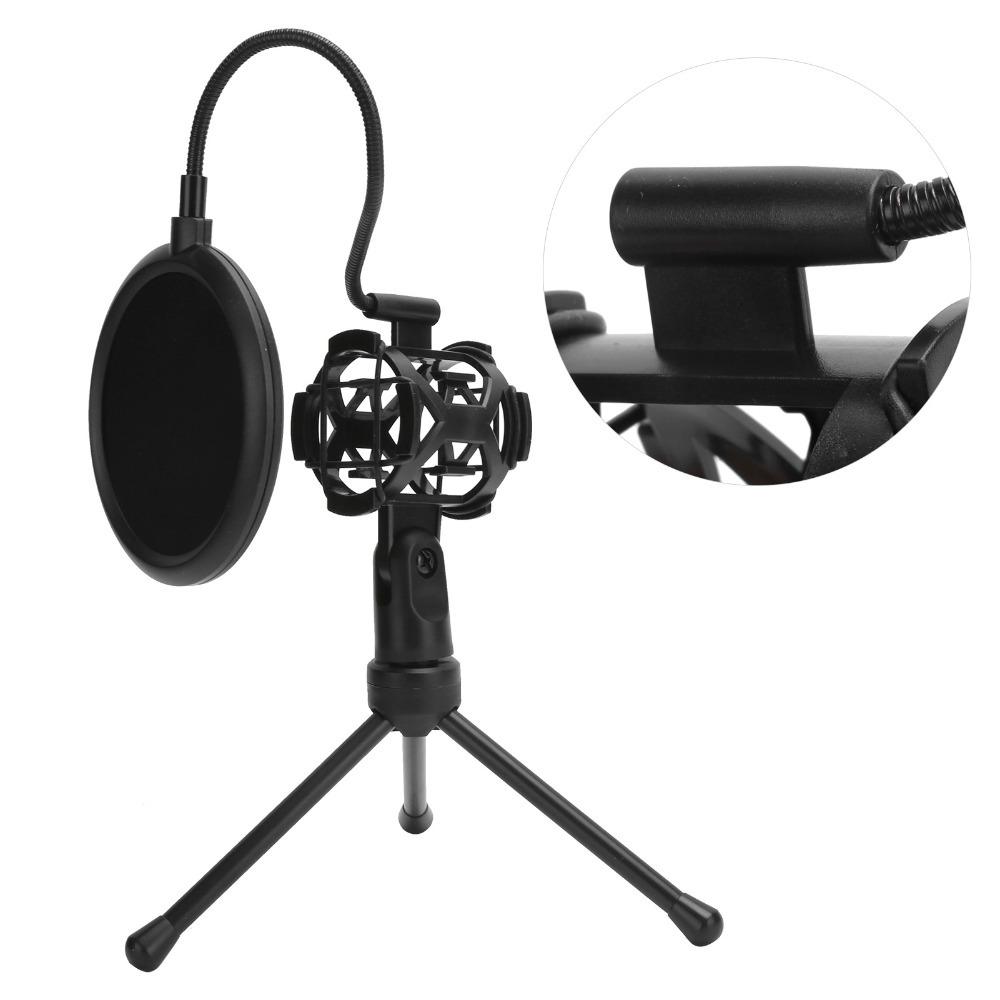 Shock Absorbing Microphone AntiSpray Filter for Mic with Handle Diameter Under 44mm