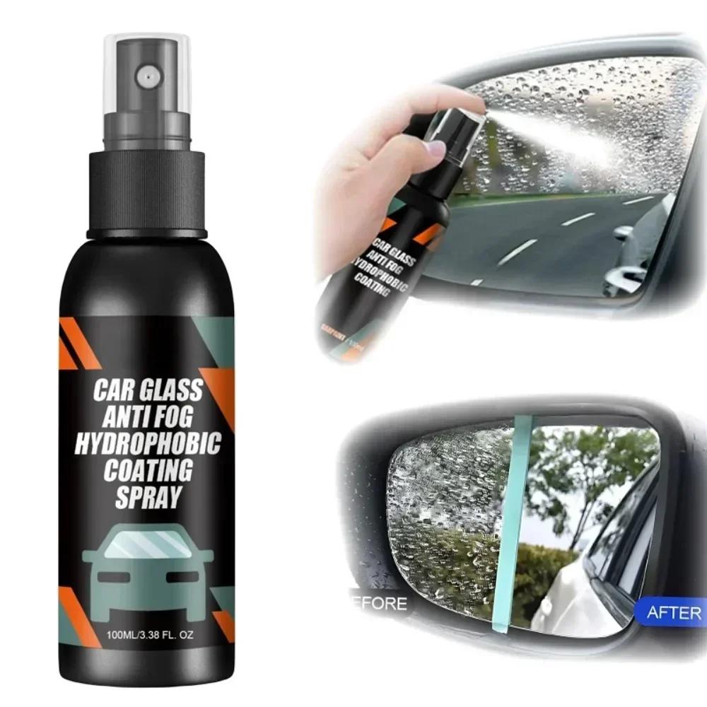 1/3pcs Anti Fog Coating Spray Windshield Mask Auto Rearview Mirror Polish Kit Hydrophobic Anti-fogging Agent for Auto Cleaning