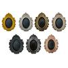 Vintage Photo Frame Refrigerator Magnet DIY Oval Picture Holder Decorative Fridge Magnet Home Kitchen Office Whiteboard Decor