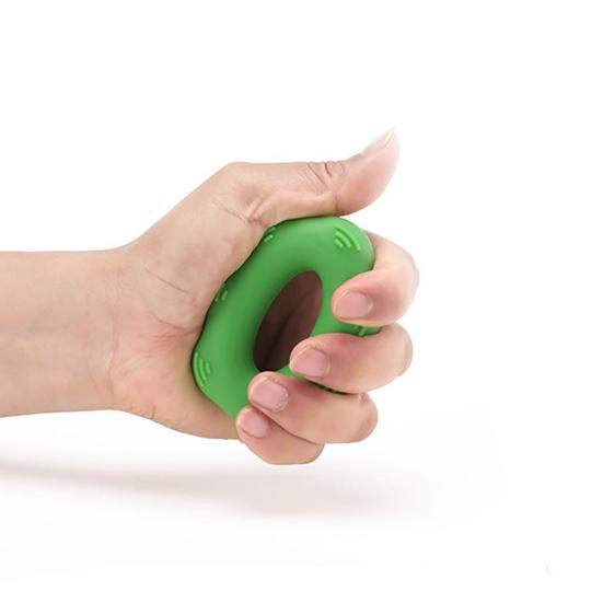 Hand Massage Grip Finger Strength Exercise Training Rehabilitation Silicone Ring