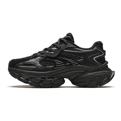 Star Moon Shock Absorption Non-Slip Wear-Resistant Low-Top Dad Shoes Women Sneaker Gray Black 922418880-2