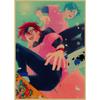 Retro Japanese Sports Anime Skateboard Poster - Infinite Mural Decoration