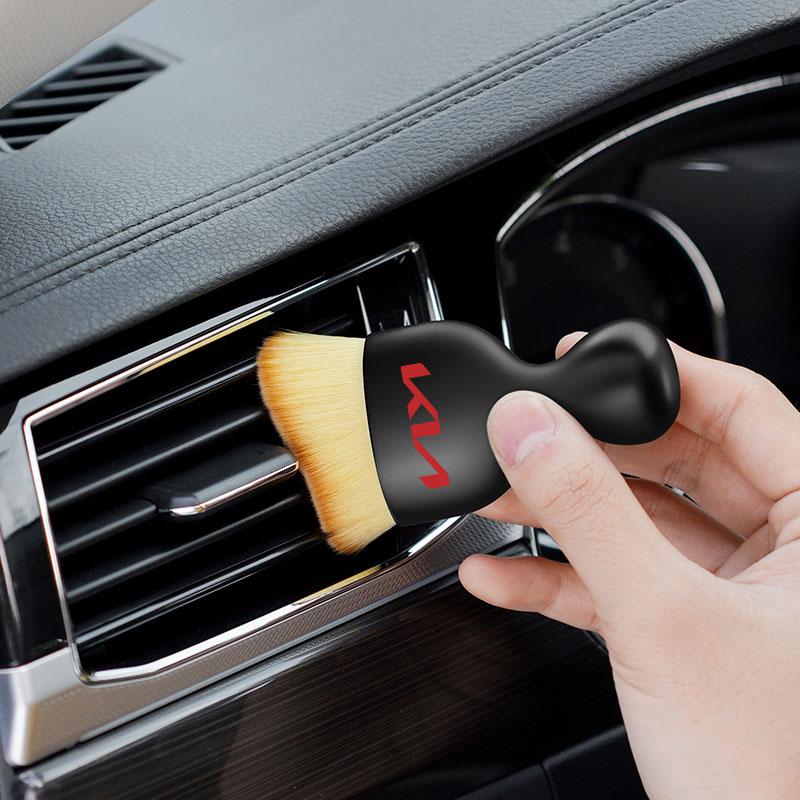 Car Interior Cleaning Soft Brush Dust Remover Car Accessories For Kia Rio Sportage R K3 K4 K5 Ceed Sorento Cerato Soul