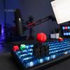 Gaming-Setup-Dekoration 3D-gedruckte Joystick-Tastenkappe, benutzerdefinierte WASD-Pfeiltastenkappen im King of Fighters-Thema, universell passend für die meisten Retro-Spielekonsolen