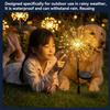 Solar Dandelion Garden Light, Outdoor Solar Powered Dandelion Lamp with Stake, Waterproof Solar Pathway Light for Yard Lawn