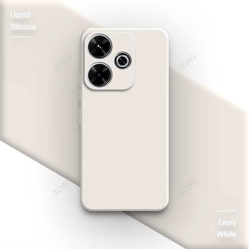 Candy Color Back Cover for Xiaomi Poco M6 Pro Plus M6Pro M6Plus 5G Soft Original High Quality Classic Liquid Silicone Phone Case