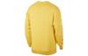 Nike Sweatshirts Men's Yellow Crew Neck Moderate Regular CU4035-761