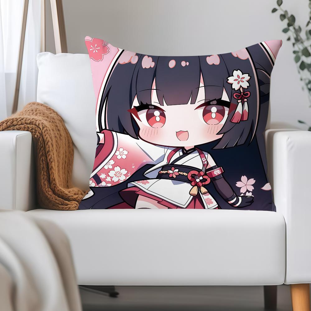 Game Z-zenless Z-zone Z-zero Hoshimi Miyabi Pillow Case Applicable Space For Guest Rooms Interiors Cars Office House Decoration