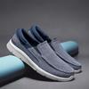 Men’s Outdoor Canvas Shoes Sneakers Driving Shoes Casual Slip On Wide Head Shoes for Farther Large Size