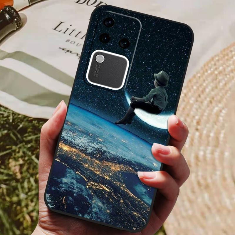 For Vivo V30 Pro V2319 Case Luxury Phone Silicon Back Cover For Vivo V30 V2318 V 30 VivoV30 V30Pro Cases Protective Shell Capas