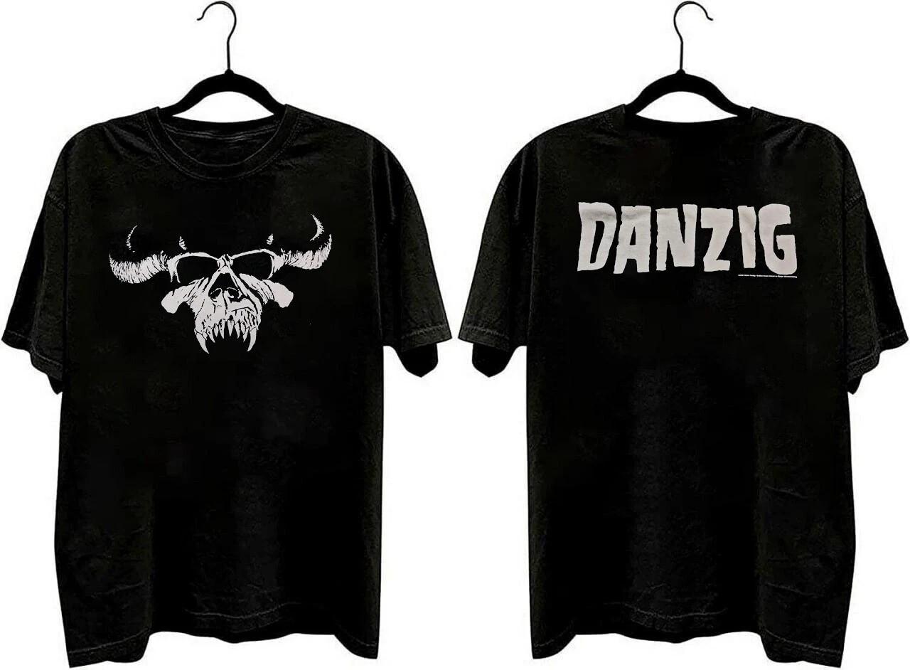 Vintage Danzig band black short sleeve 2 sided Unisex T shirt Reprint XXXXL