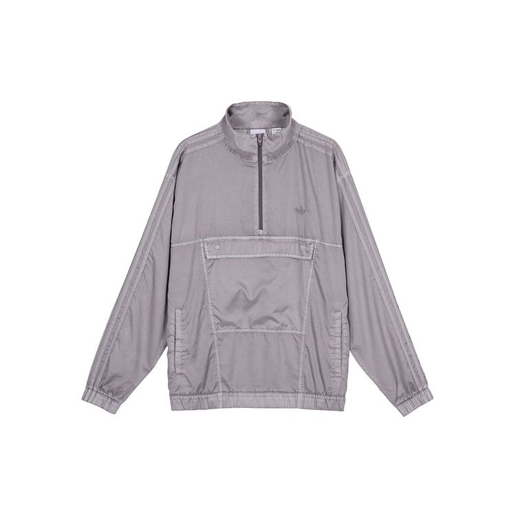 

Куртка спортивная Adidas Originals Trefoil G Wash с логотипом и карманом на молнии, унисекс, серая GL9902 M