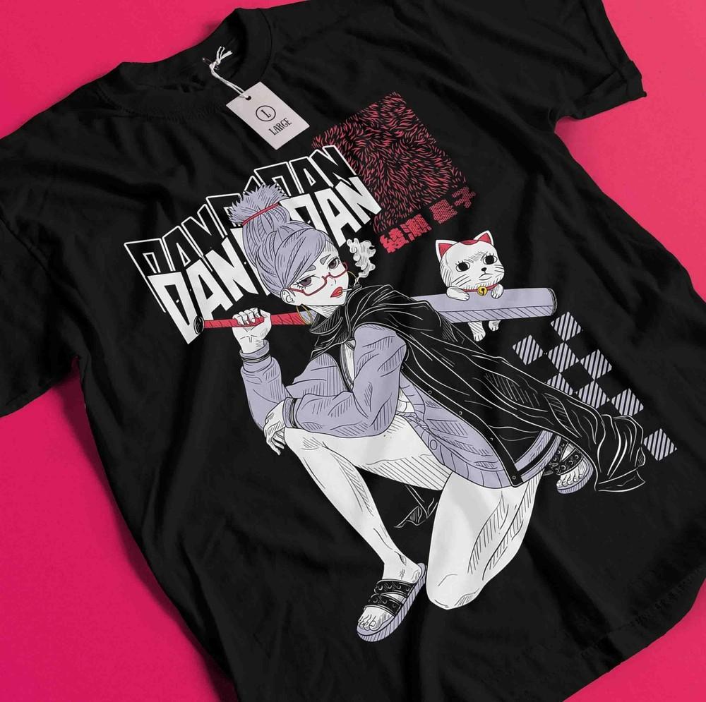 

Dan Da Dan T-Shirt Okarun Shirt Momo Ayase Tshirt Ken Tee Turbo Jin Aira Seiko AA228 S