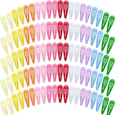 Candy Color Cute Children's Hair Clips: Bangs and Side Clips for Babies and Girls