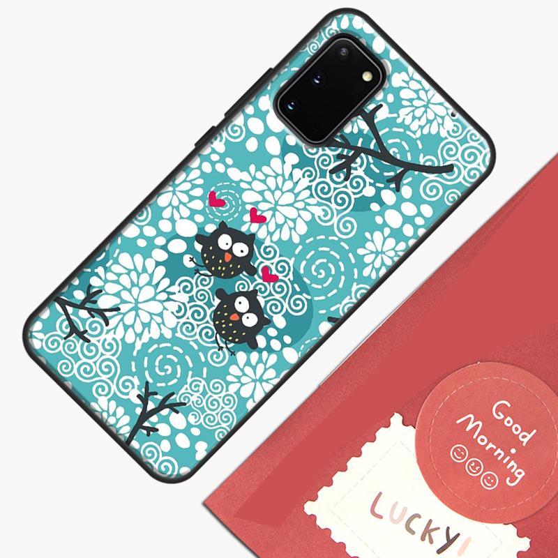 Süße Eule Cartoon Handyhülle Für Samsung Galaxy S23 S26 Ultra S20 S21 S22 S24 S25 Plus S10 S25 FE Hülle Schale