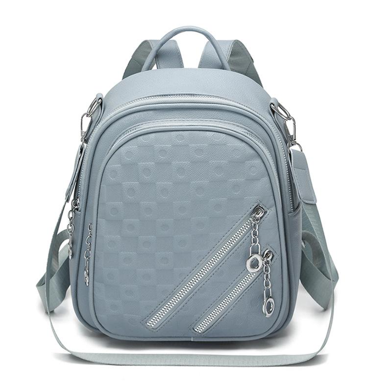 Women's Hand Shoulder Bag PU Large Capacity Commuter Backpack