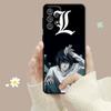 Anime Death Note L Licht Fall für Samsung Galaxy A14 A73 A53 A71 A51 A31 A33 A22 A12 A21s A13 a32 A52s A72 A52 A23
