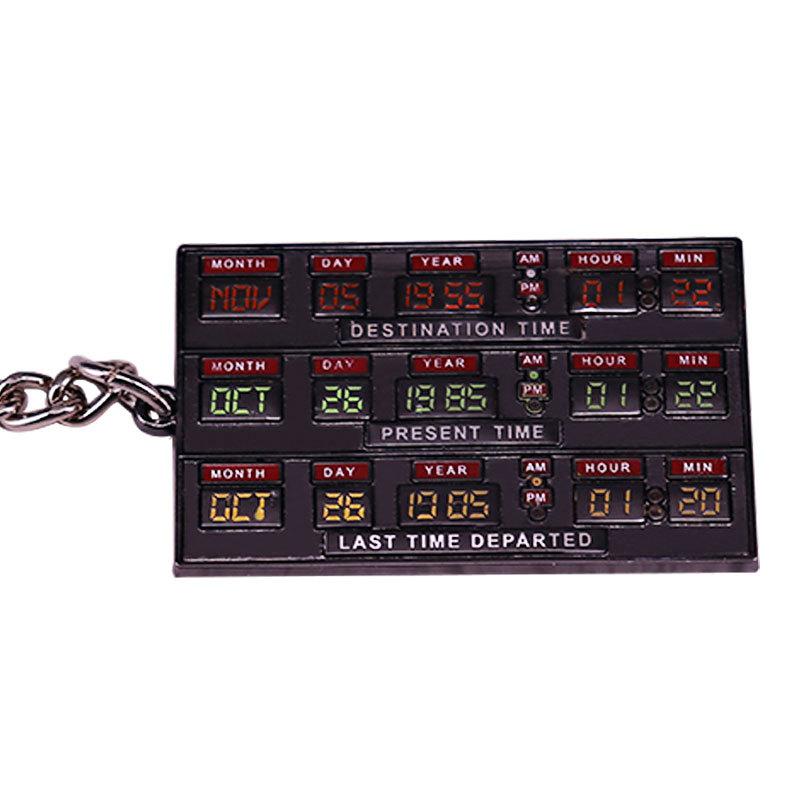 Tidsmaskin Hänge Nyckelring Klassisk Science Fiction Komedi Film Tillbaka Till Och De Framtida Nyckelring Hänge Smycken Gåvor