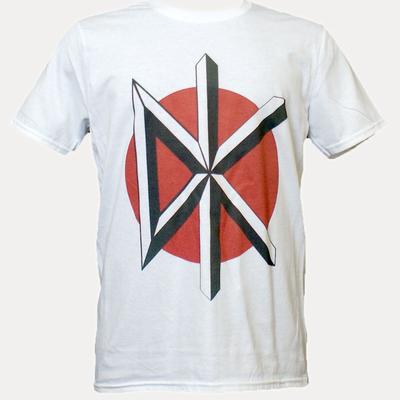 Unisex Shirt Cotton Oversize Large Size Dead Kennedys Punk Rock Hardcore Short Sleeve White