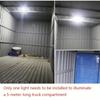 72 LED Interior Light Bar 12V-80V for Car/Van/RV/Truck - Bright White with Switch