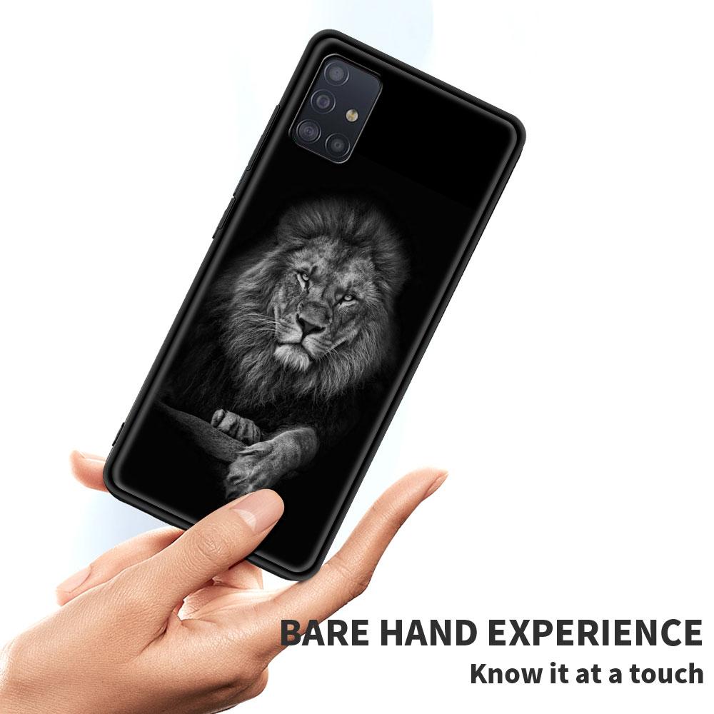 Fall Für Samsung A91 A72 A71 A52 A51 A42 A41 A32 A31 A21 EU A21s A12 A11 A02s A02 A01 Abdeckung Fundas Shell Lions