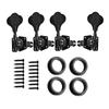 2L2R/4L/4R/1L3R/3L1R Open Gear Bass 4 String Tuners Tuning Pegs Keys Machine Heads For Bass Guitar Chrome Gold Black
