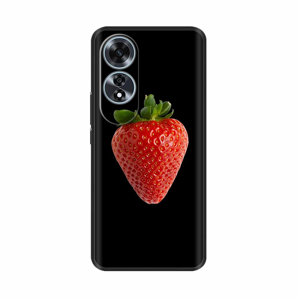 For Oppo A60 4G Case Love Heart Butterfly Soft Silicone Painted Back Cover For Oppo A60 OppoA60 4G Phone Shell Housing Fundas