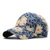 Hat Female Flower Pattern Cap Internet Celebrity Tide Outdoor Leisure Travel Sun Shade Baseball Cap
